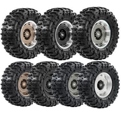 2.6寸黑泥轮毂JC轮胎135*60mm