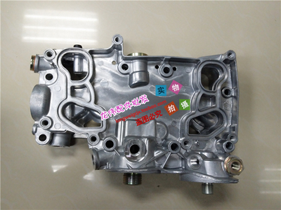 挖掘机配件VOLVO 沃尔沃EC210B 电喷D6E发动机缸体机油散热器边盖