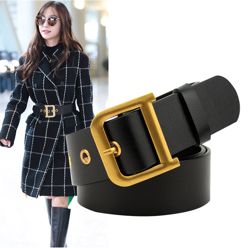 束腰女士韩国百搭风束腰宽皮带
