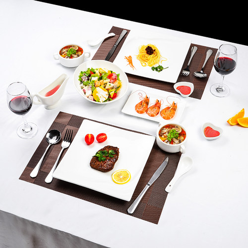 牛排刀叉双人欧式小奢华情侣盘子