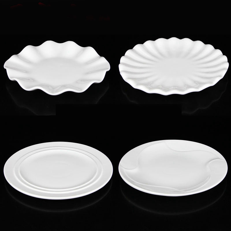 陶瓷纯白圆形盘子碟子冷菜盘子热菜盘子菜盘汤盘西餐盘子牛排盘子,餐饮具,盘,淘宝优惠券,粉丝福利购,淘宝优惠卷