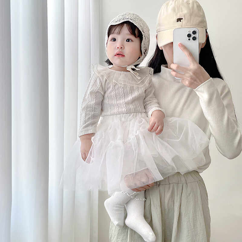 女童春秋套装可爱长袖T恤宝宝网纱裙套装婴儿打底衫蓬蓬裙半身裙,童装/婴儿装/亲子装,套装,淘宝优惠券,粉丝福利购,淘宝优惠卷