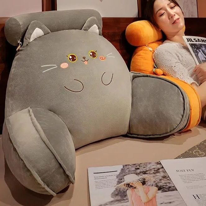 床头靠垫沙发宿舍软包大靠背床上办公室可爱枕头护腰靠枕孩赵