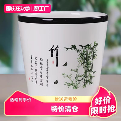 花盆陶瓷特价清仓大特大号带托盘家用创意绿萝吊兰多肉盆超大阳台