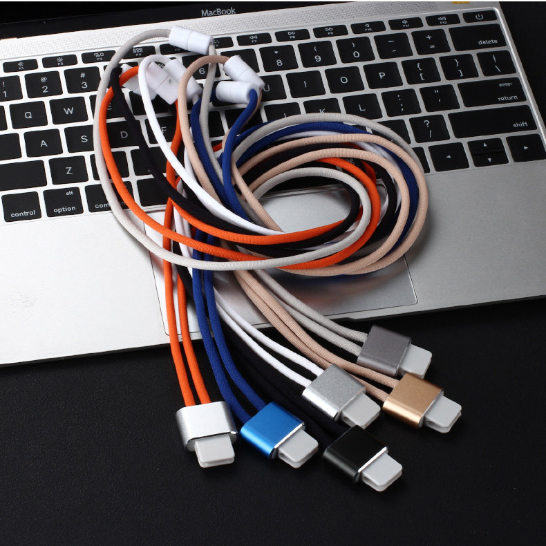 德致 铝合金扣件挂绳 带安全扣绳子 证件卡套圆绳 吊牌吊绳