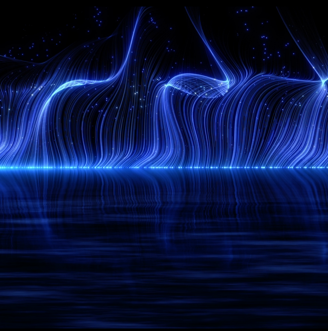 唯美动感流动柔美线条舞美led显示屏视频素材背景演艺全息投影