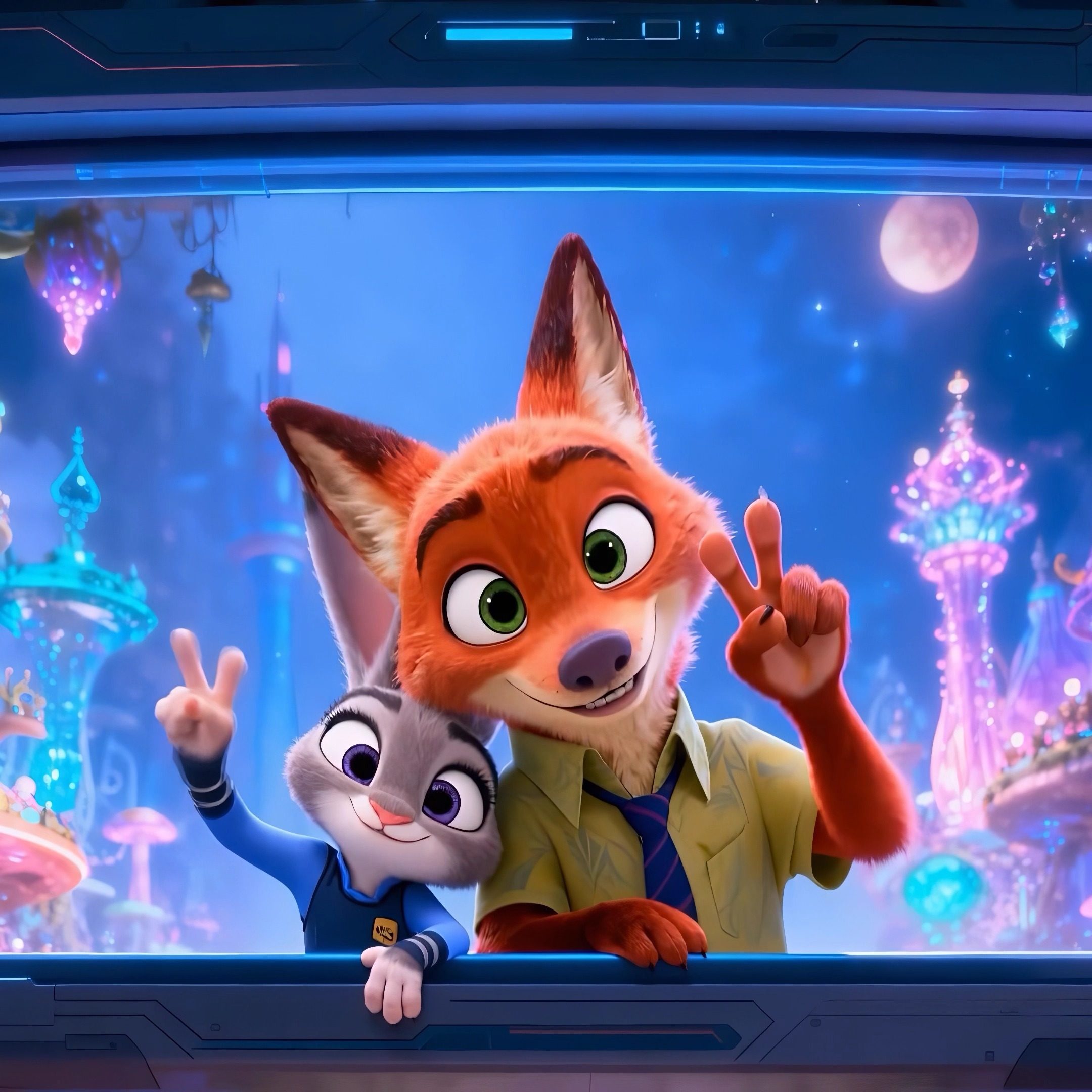 裸眼3d可爱动物动画显示屏素材