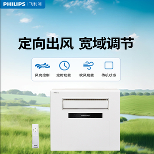 飞利浦换气扇300x300排风扇厨房家用凉霸卫生间集成吊顶排气低噪