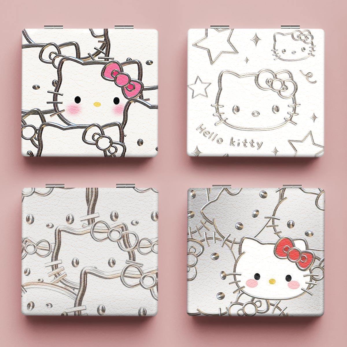 可爱凯蒂猫随身便携化妆镜可爱卡通方形女生翻盖ins折叠镜子,家庭/个人清洁工具,随身化妆镜,淘宝优惠券,粉丝福利购,淘宝优惠卷