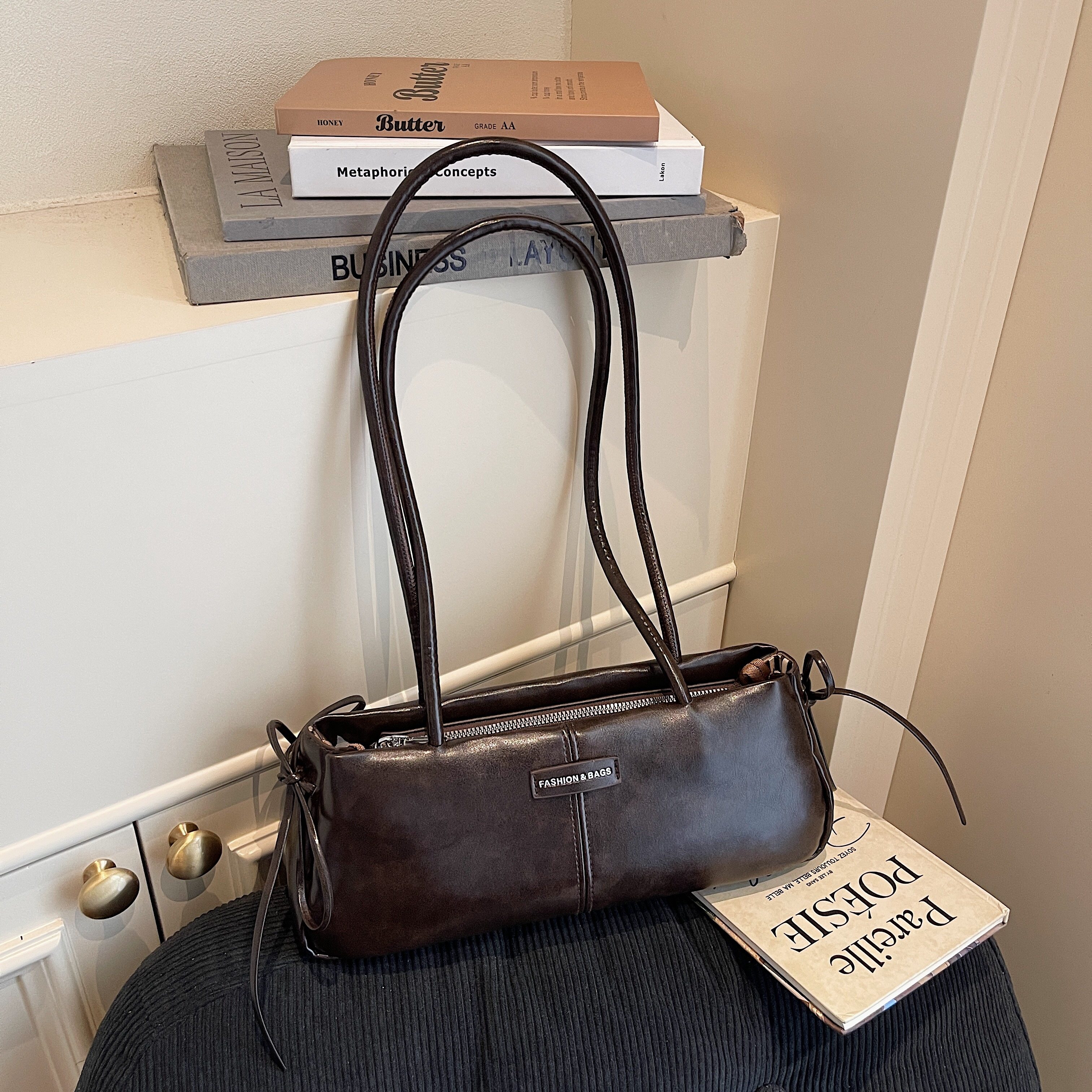 复古高级质感包包女2026新款单肩包今年流行超火通勤手提法棍包,箱包皮具/热销女包/男包,通用款女包,淘宝优惠券,粉丝福利购,淘宝优惠卷