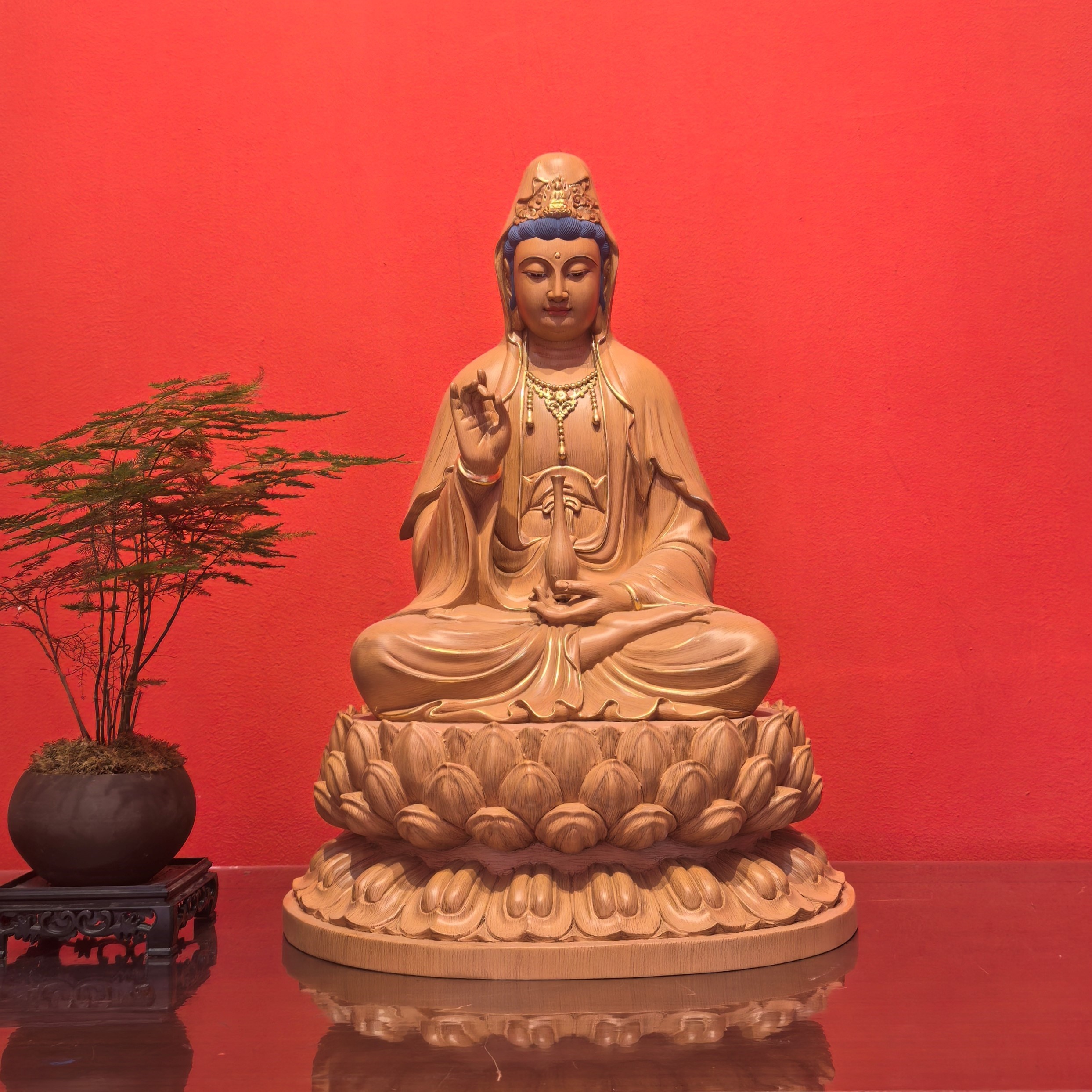 观音菩萨佛像居家用供奉佛摆件