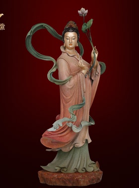 东来紫黄铜八仙过海佛像吕洞宾神像曹国舅铁拐李保平安摆件