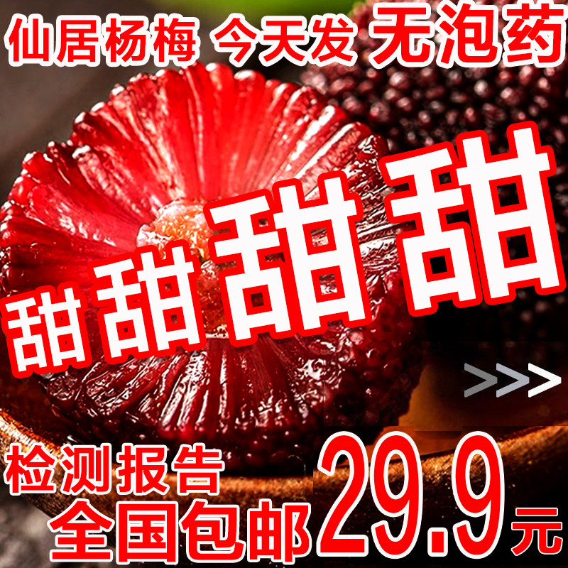 杨梅鲜果东魁杨梅新鲜水果现摘现发超甜专用泡酒特大正宗仙居杨梅