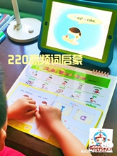 英语启蒙早教手工高频词SightWord挂图学习卡册成品儿童幼儿教具