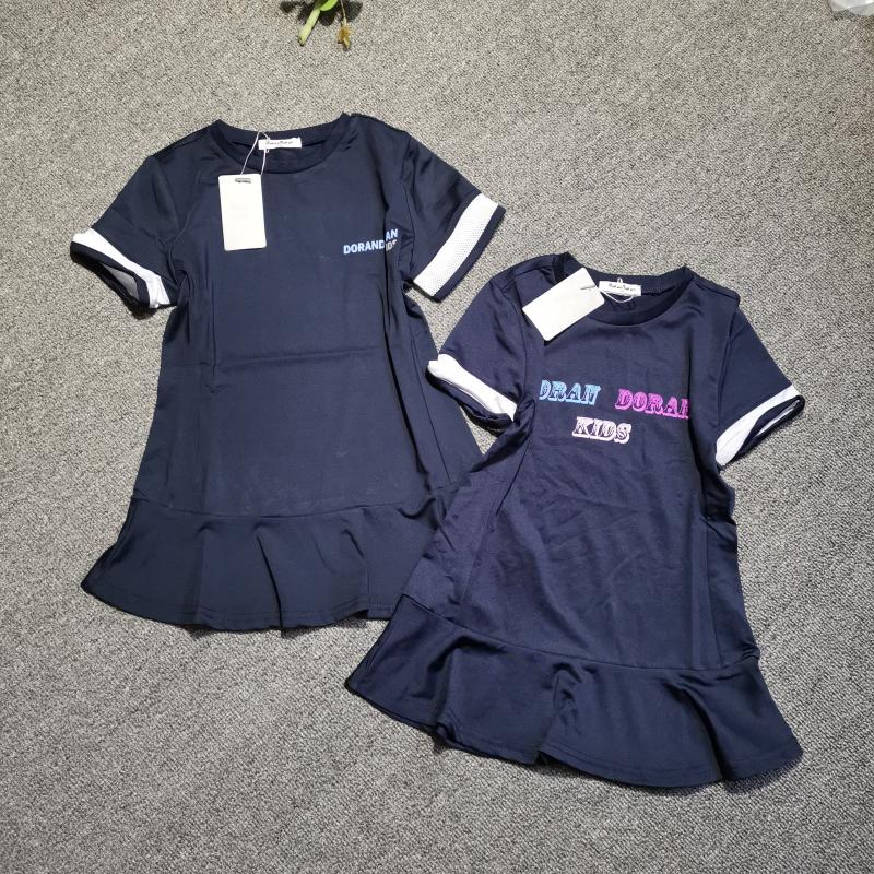 薄款出口韩国原单小中大女儿童装短袖运动速干夏季T恤网球裙上衣