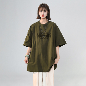 女装类目宽松半袖t恤上衣女士夏大码打底衫XZ405-1-T16-P25图片