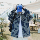 秋季2023日系cityboy男夹克休闲牛仔衣外套XZ405-1-JK6610-P85，男装夹克，星座405-1