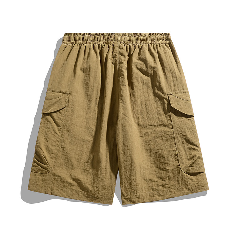 白底潮流夏季大码工装速干口袋短裤男XZ405-1-K235-P35控58,男装休闲裤,星座405-1