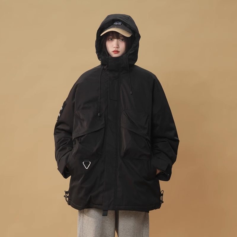 中性风潮流冬季新品大码宽松冲锋棉衣外套XZ405-1-Y66-P120,男装棉衣,星座405-1