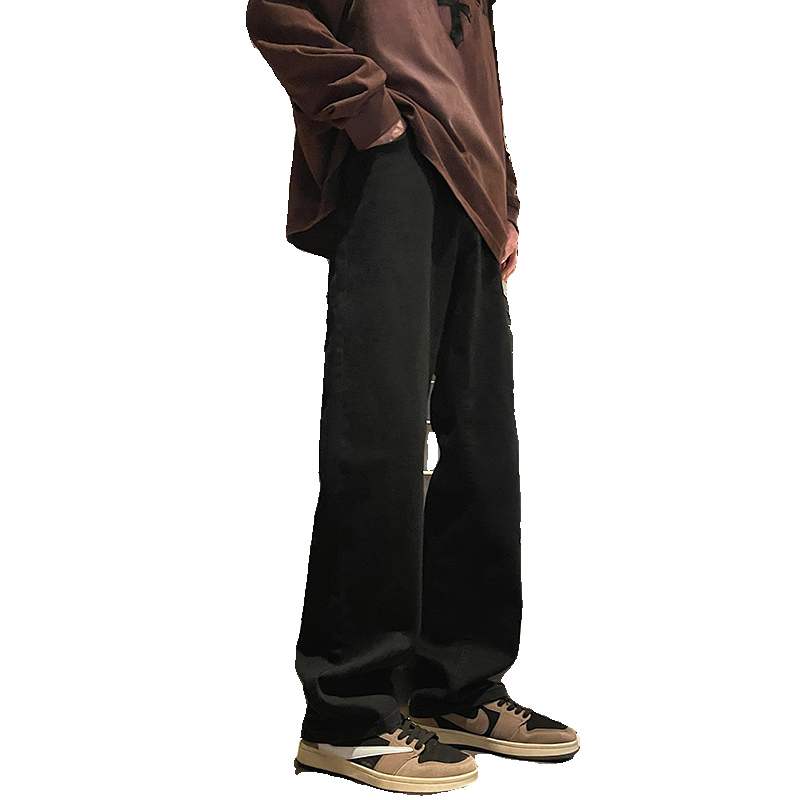 美式高街弹力直筒男牛仔长裤XZ405-1-K15-P60控88,男装牛仔裤,星座405-1