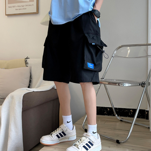 2024夏男宽松工装休闲短裤大码五分裤XZ405-1-K231-P35图片