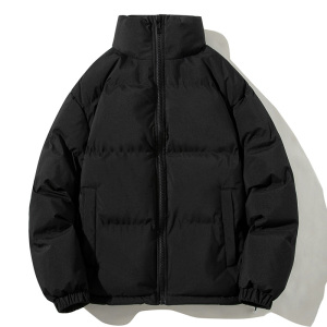 立领棉服男士宽松纯色棉袄大码情侣棉衣外套XZ405-1-Y67-P50图片