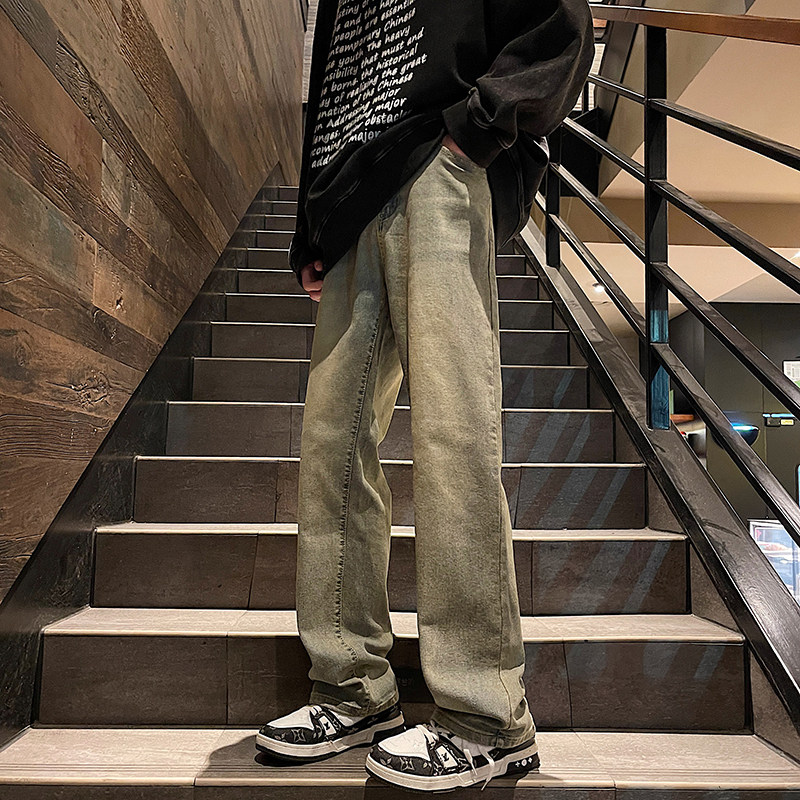 2024春季新品弹力直筒牛仔长裤XZ405-1-K15-P60控88,男装牛仔裤,星座405-1