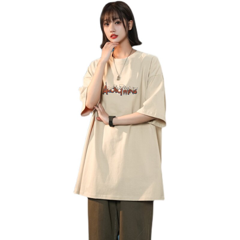 女装类目潮流夏季女士T恤宽松上衣XZ405-1-T15-P25,女装T恤,星座405-1