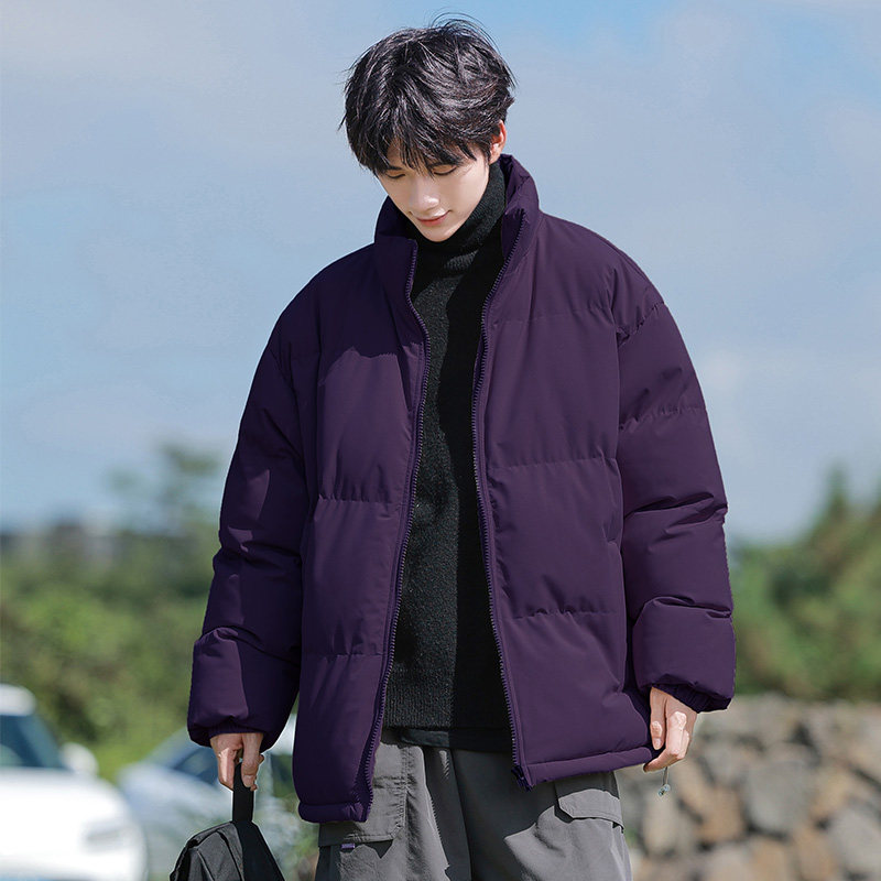 2024冬季潮流男士棉衣大码纯色多色棉服XZ405-1-Y67-P50特,男装棉衣,星座405-1