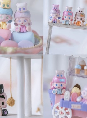 倒倒pitty和小猫的一天系列萌粒盲袋潮玩手办可爱摆件送礼物