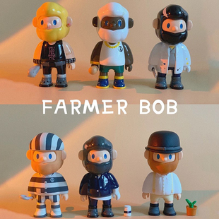 现货BOB4代谎言与真相系列盲盒寻找独角兽FARMER BOB四代潮玩手办