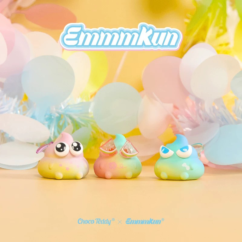 正版迷你Emmmku眼碌碌四代精灵系列盲袋创意萌粒盲盒公仔潮玩手办
