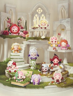 POPMART泡泡玛特泡泡萌粒 SKULLPANDA 花的四幕戏系列公仔盲盒