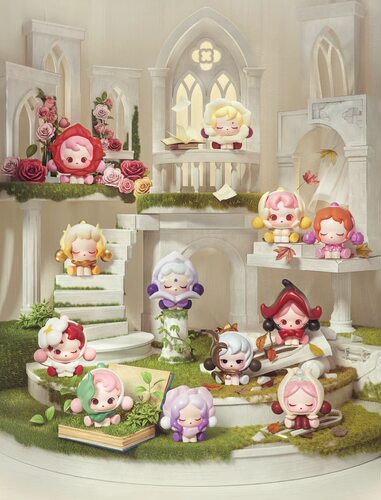 POPMART泡泡玛特泡泡萌粒 SKULLPANDA 花的四幕戏系列公仔盲盒