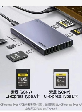 绿联CFE读卡器CFexpress卡CFE typeA/typeB CFA/CFB读卡器15583