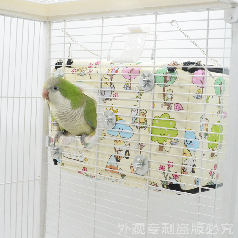 鹦鹉鸟窝鹦鹉秋冬保暖外挂棉窝