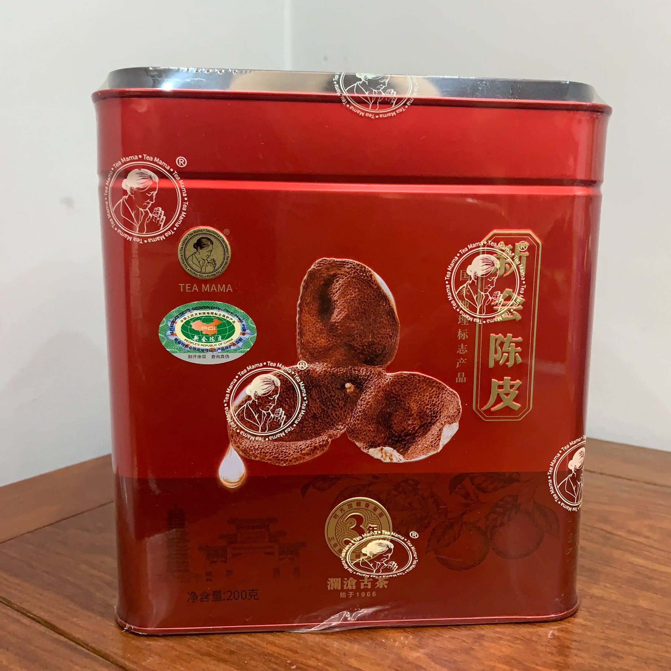 澜沧古茶 三年陈皮 茶妈妈 新会陈皮 正宗日晒 200克/罐