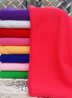 毛巾批發理发店美容院专用吸水包头小超细纤维不掉毛酒店白色家用