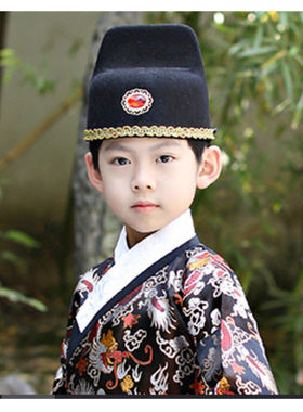 儿童成人汉服古装官员帽 东厂锦衣卫飞鱼帽 状元帽子 新郎官员帽