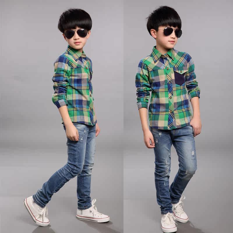 Chemise garcon à manche longue - Ref 2073137 Image 3