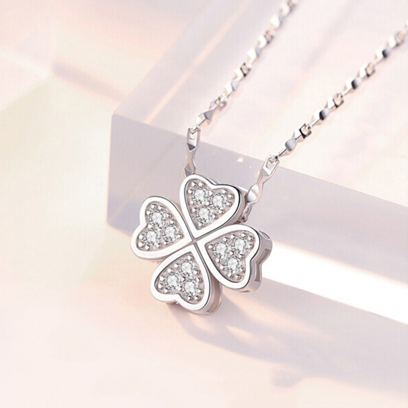 高级感PT950铂金项链女轻奢18k白金吊坠2022年新款简约吊坠锁骨链