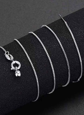 黄金项链女18K金项链镀金裸链