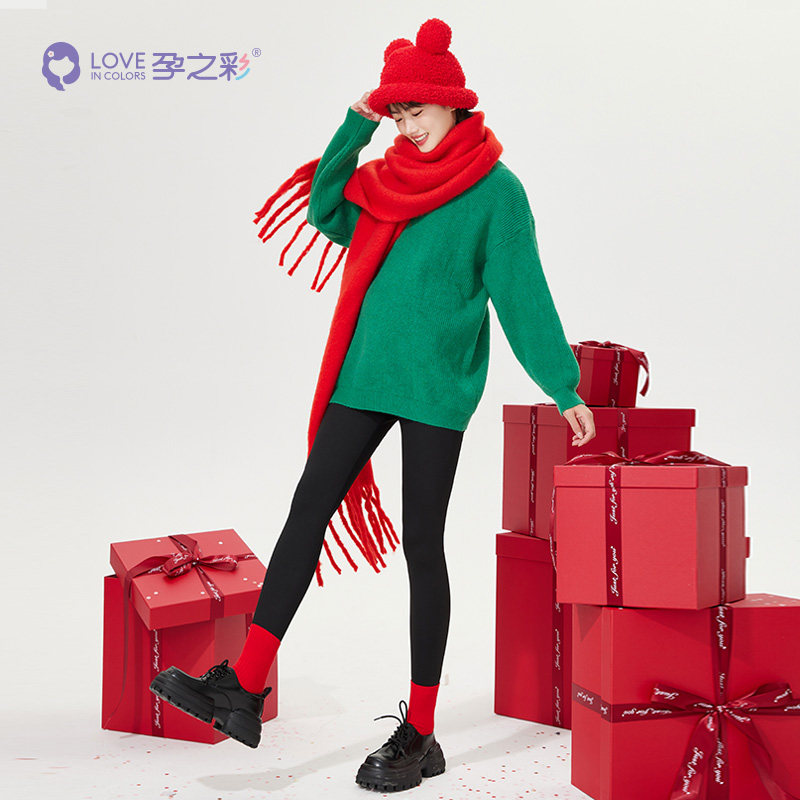 孕之彩孕妇裤冬季新款加绒加厚打底裤防风保暖高腰可调节厚绒裤子,孕妇装/孕产妇用品/营养,孕妇打底裤,淘宝优惠券,粉丝福利购,淘宝优惠卷