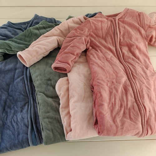 日单PM秋冬宝宝纯棉灯芯绒夹薄棉柔软带长袖睡袋防踢被婴儿睡袋