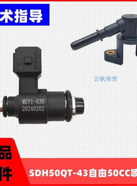 自由50cc喷油嘴SDH50QT-43正品