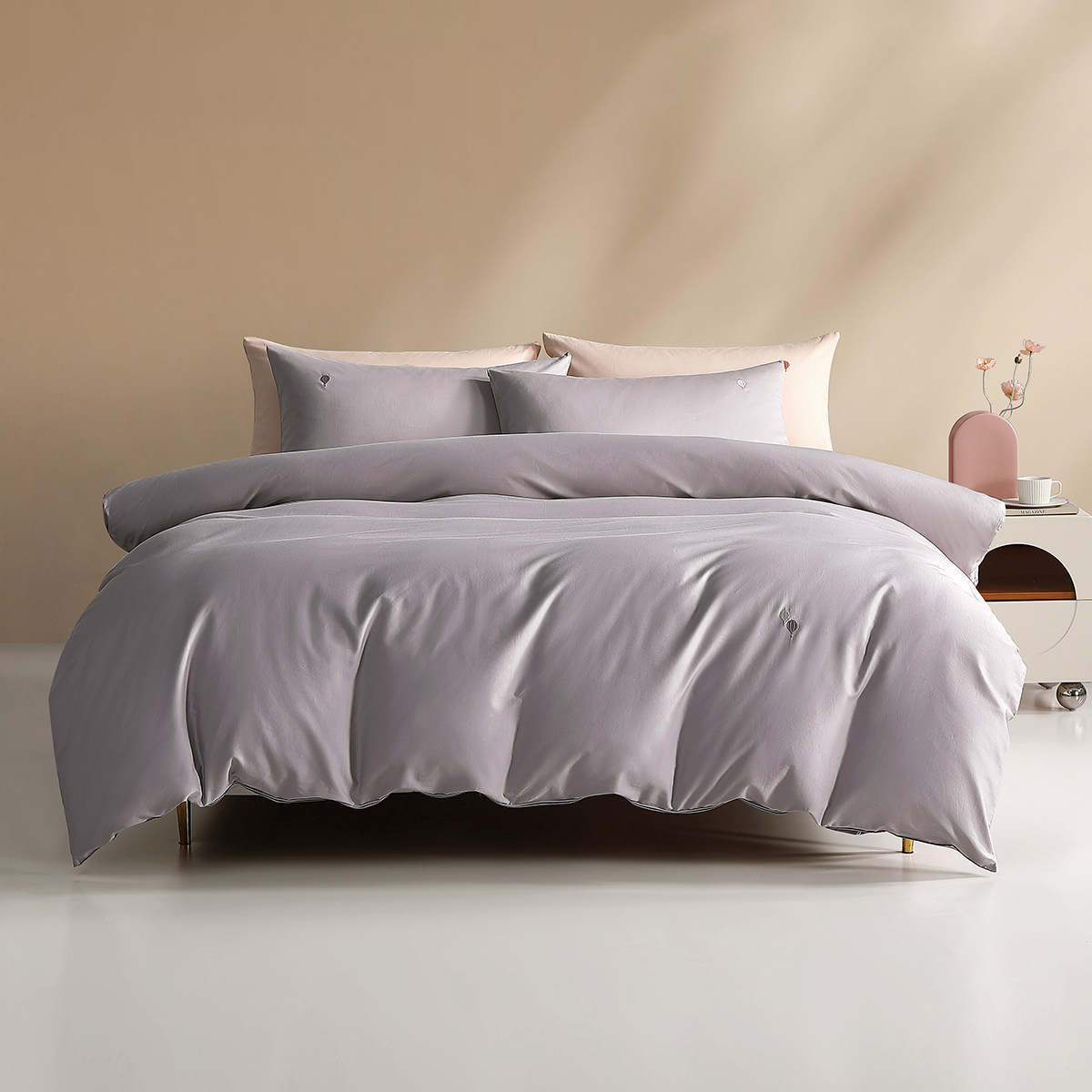 水星家纺在田间水洗60支长绒棉全棉纯棉单件被套被子罩床上用品,床上用品,被套,淘宝优惠券,粉丝福利购,淘宝优惠卷