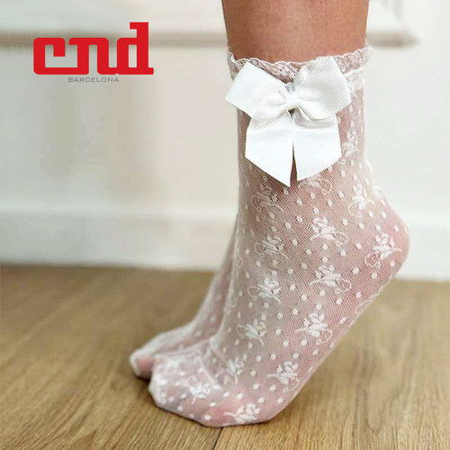 西班牙Condor夏季女婴蕾丝短袜
