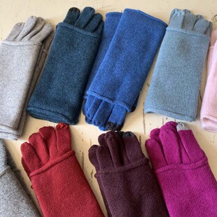 新品 欧单 尾货 山羊绒手套触屏保暖加厚户外  多用 款式