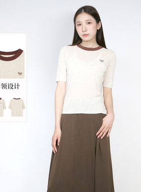 Sweet Basil/紫淑2025秋装新款时尚女线衫Z1EB43155A