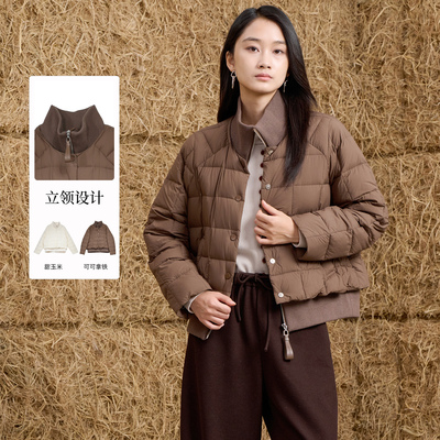 紫淑2025冬季专柜同款女短羽绒服